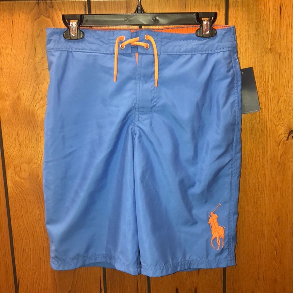 boys polo swim trunks